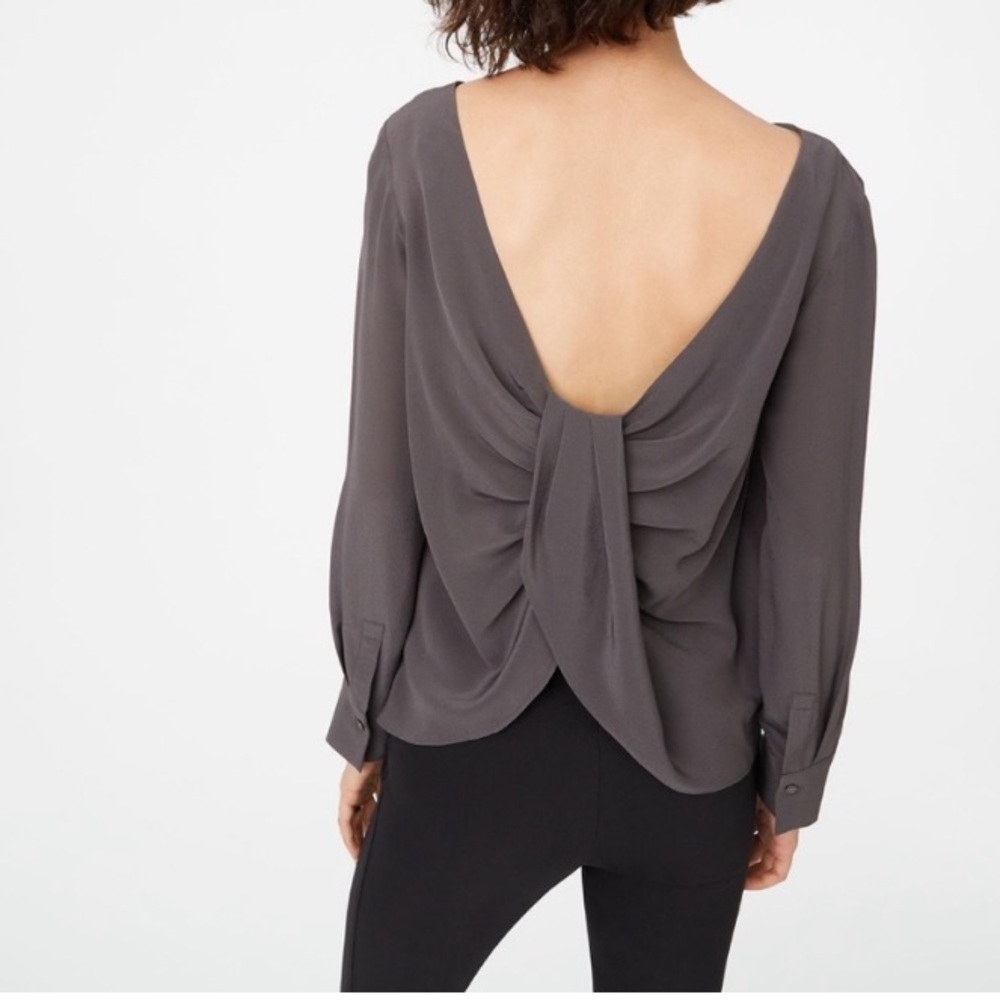 NWOT Club Monaco 100% Silk Rodvak Top